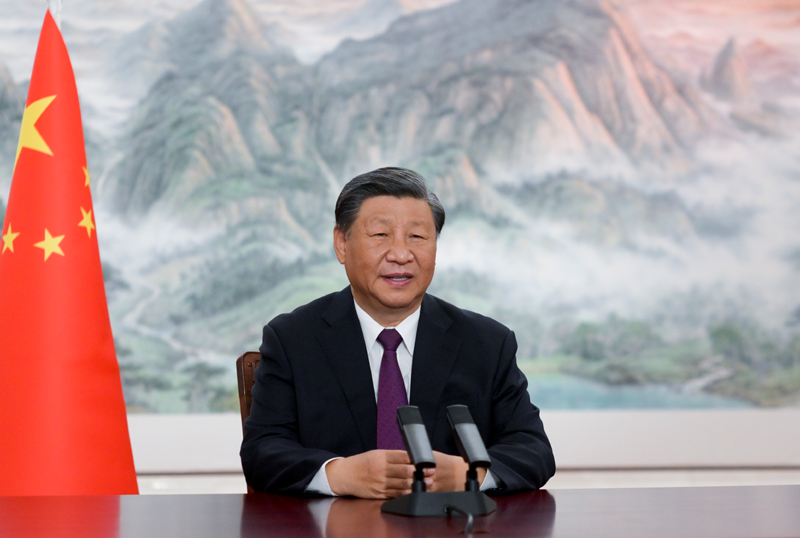 厕所偷拍向2023年中国国际服务贸易交易会全球服务贸易峰会发表视频致辞