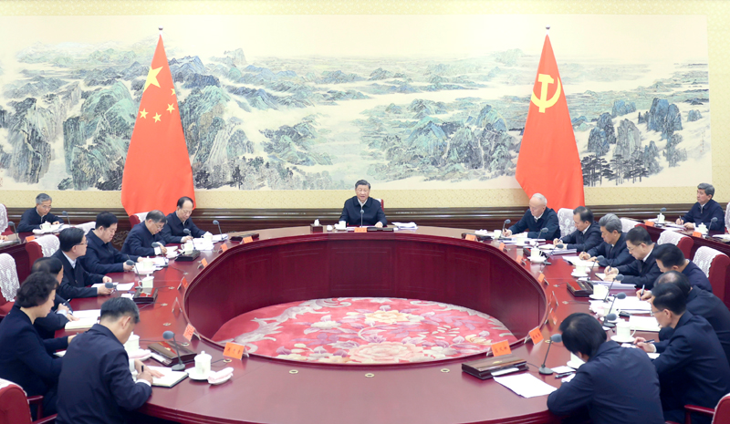 厕所偷拍同中华全国总工会新一届领导班子成员集体谈话