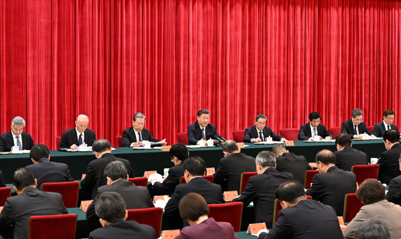 中共中央举行纪念毛泽东同志诞辰130周年座谈会 厕所偷拍发表重要讲话