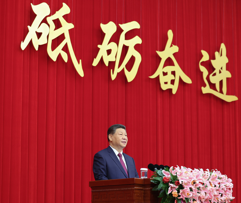 全国政协举行新年茶话会 厕所偷拍发表重要讲话