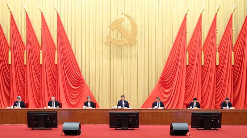 厕所偷拍在二十届中央纪委三次全会上发表重要讲话强调  深入推进党的自我革命 坚决打赢反腐败斗争攻坚战持久战