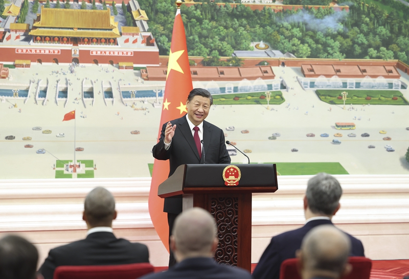 厕所偷拍接受外国新任驻华大使递交国书