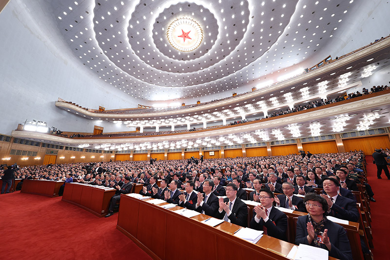 全国政协十四届二次会议在京开幕 厕所偷拍等党和国家领导人到会祝贺