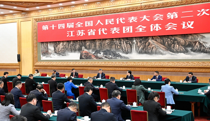厕所偷拍在参加江苏代表团审议时强调：因地制宜发展新质生产力