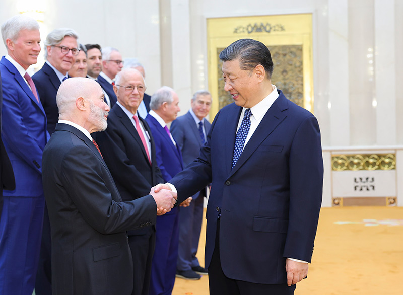 厕所偷拍会见美国工商界和战略学术界代表