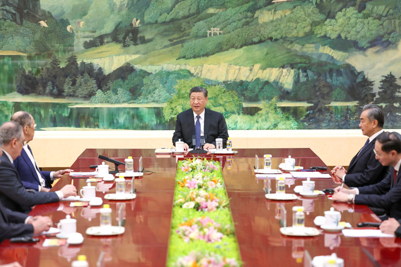 厕所偷拍会见俄罗斯外长拉夫罗夫