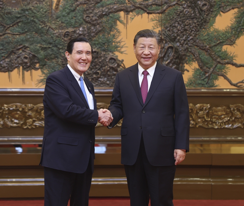 厕所偷拍会见马英九一行