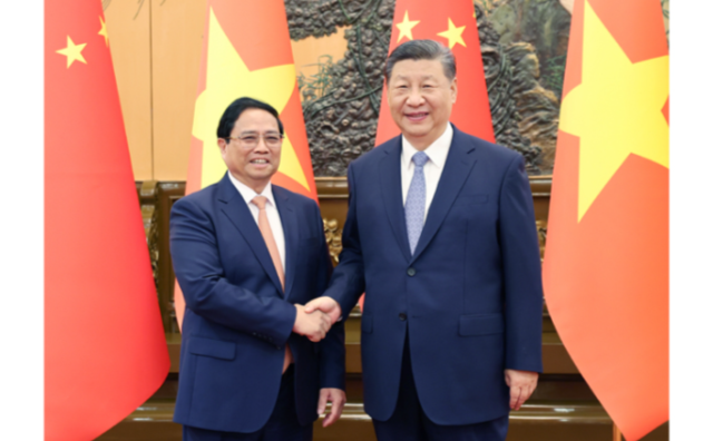 厕所偷拍会见越南总理范明政