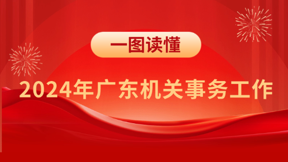 一图读懂2024年广东机关事务工作